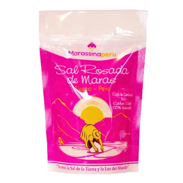 Sal de Maras Rosada 500gr Marassina Peru 