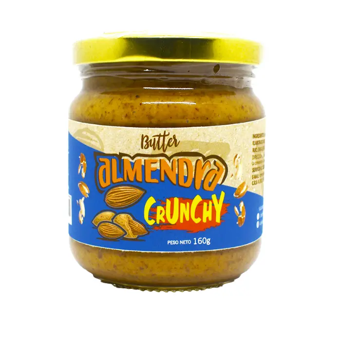 Mantequilla de Almendra Crunchy Orgánica 160g  Calypso  