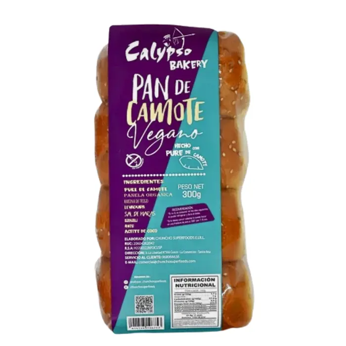 Pan De Camote Vegano 300g Calypso