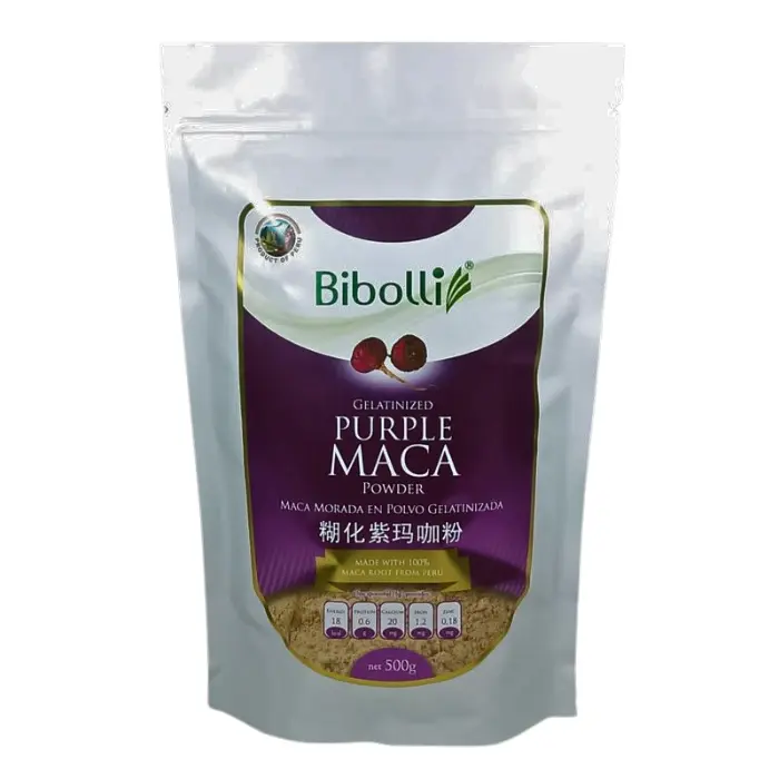 Maca Roja Gelatinizada 500gr - Bibolli   