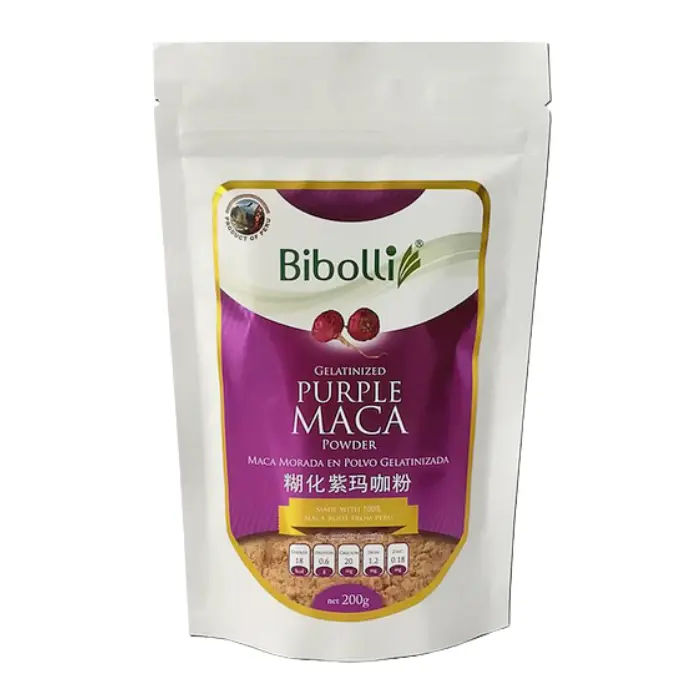 Maca Roja Gelatinizada 200gr - Bibolli    