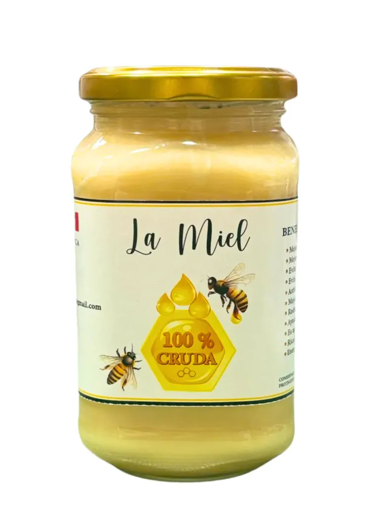 Miel 100% Cruda 500gr La Miel