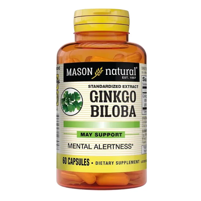 Ginkgo Biloba 60 capsulas 60mg Mason Natural