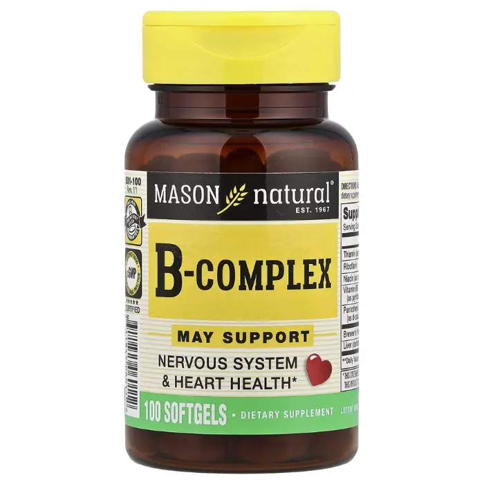Complejo B 100 Softgels Mason Natural 