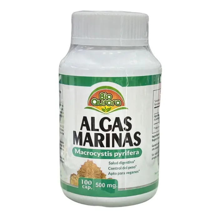 Algas Marinas 100cap 500mg Bio Aurora