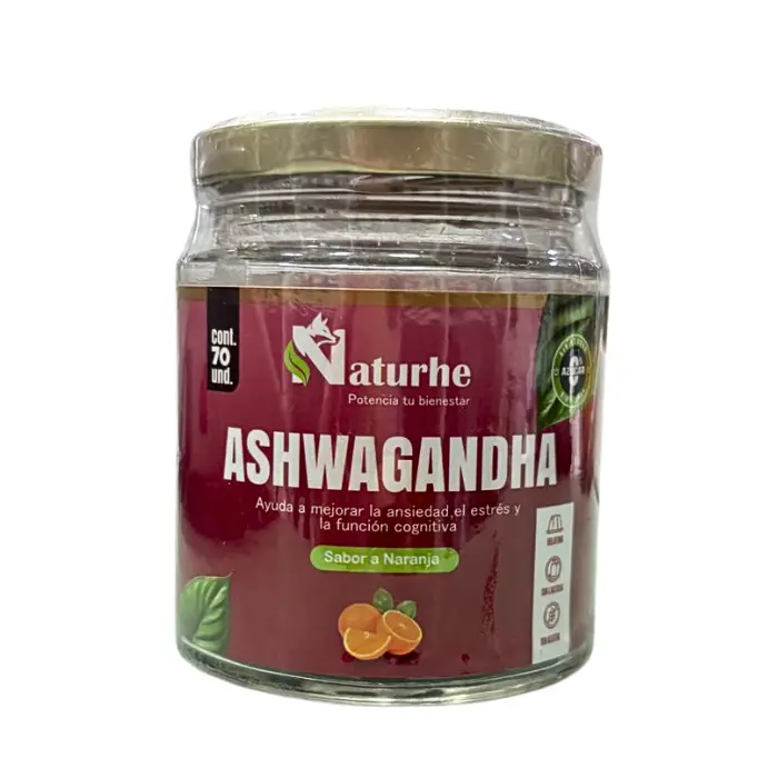 Gomitas de Ashwagandha 70unid. Naturhe  