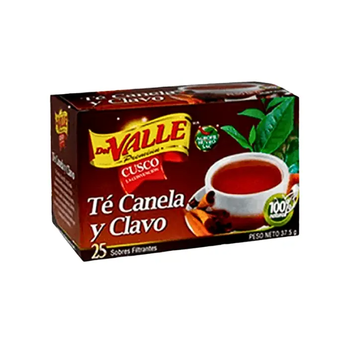 Té Canela y Clavo 25 filtrantes - Del Valle  