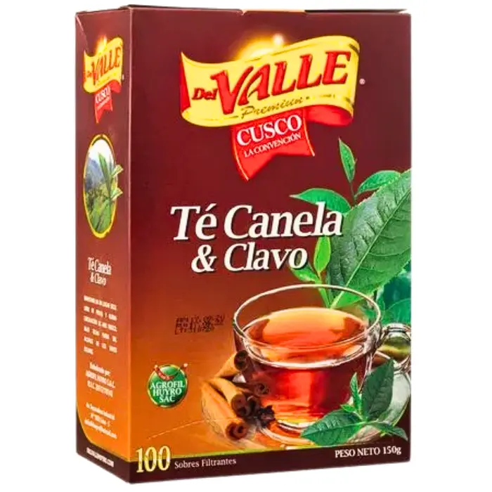 Té Canela y Clavo 100 Filtrantes - Del Valle   
