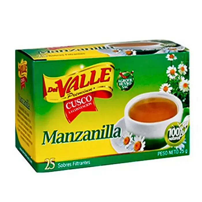 Infusion Manzanilla 25 filtrantes - Del Valle 