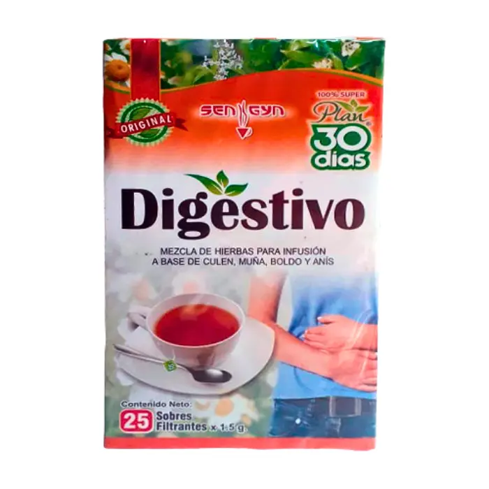 Infusion Digestivo 25 Filtrantes Sen Gyn 