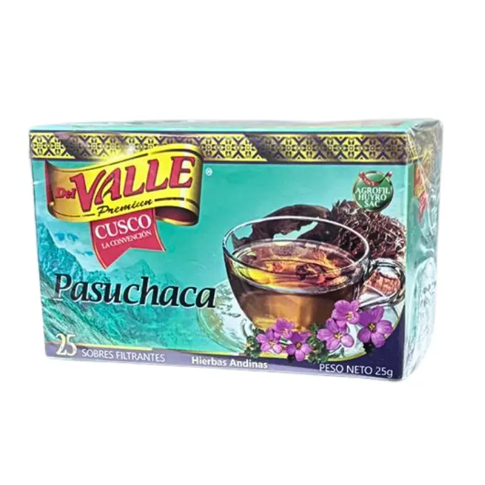 Infusión Pasuchaca 25 filtrantes Del Valle 