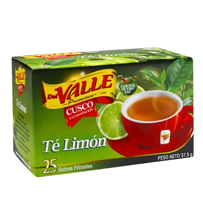 Té Limón  25 Filtrantes Del Valle 