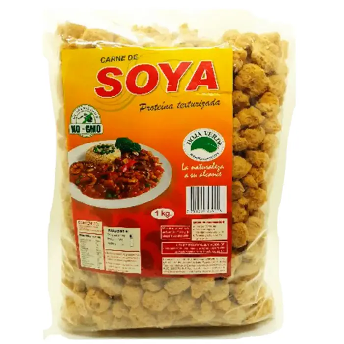 Carne de Soya (Pollo) en Trozos  500 gr Hoja Verde 