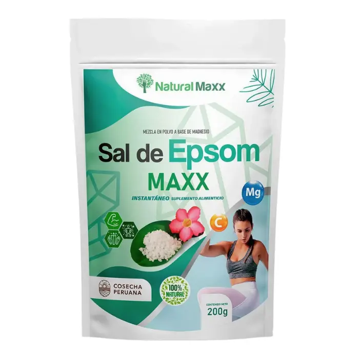 Sal de Epsom 200gr Natural Maxx 