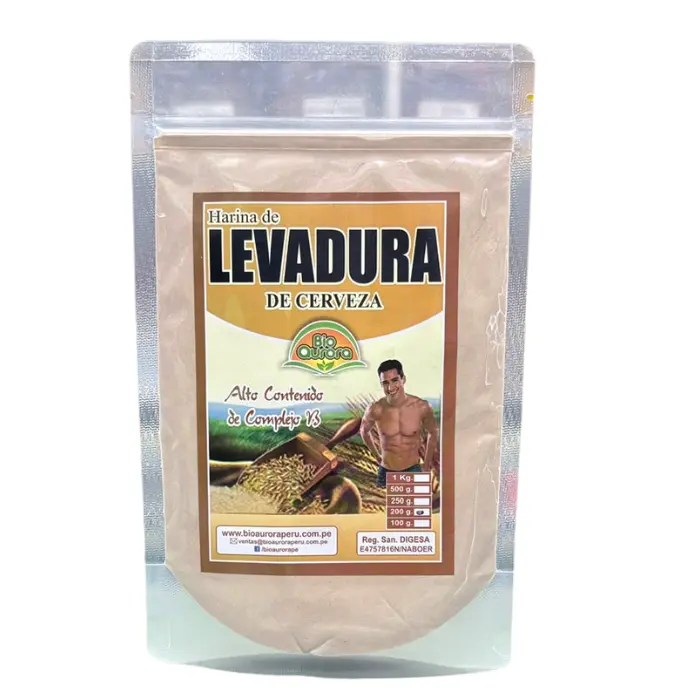 Harina De Levadura De Cerveza En Polvo 200gr Bi Aurora