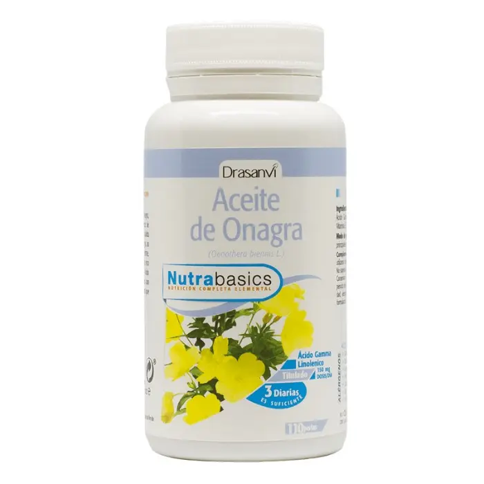 Aceite De Onagra + Vitamina E 100 Cápsulas Blandas  Drasanvi