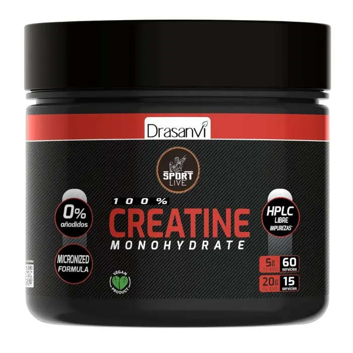Creatina Monohidratada 300gr Sport Live Drasanvi 