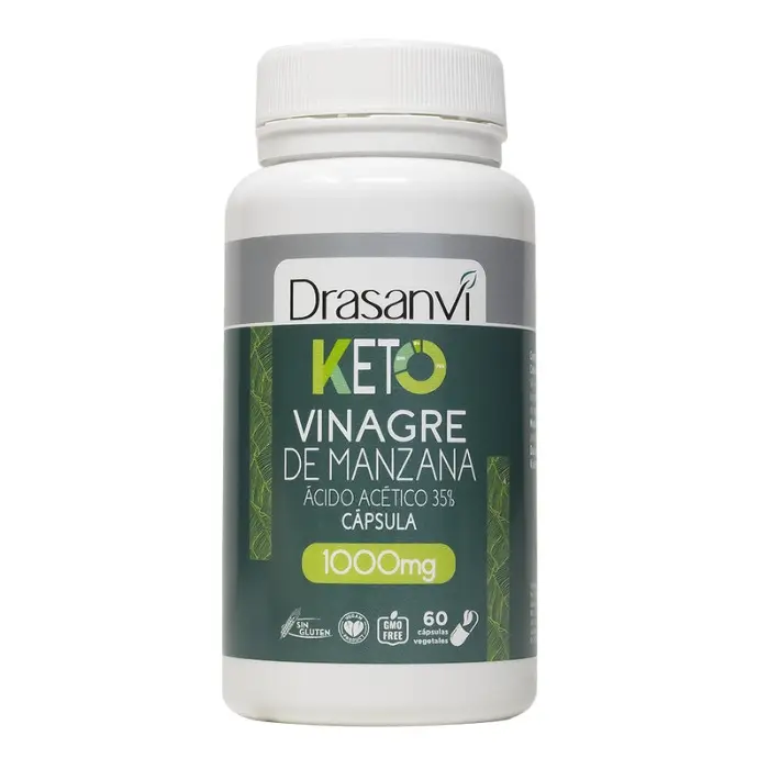 Vinagre de Manzana 1000mg - 60 Cápsulas Keto Drasanvi 