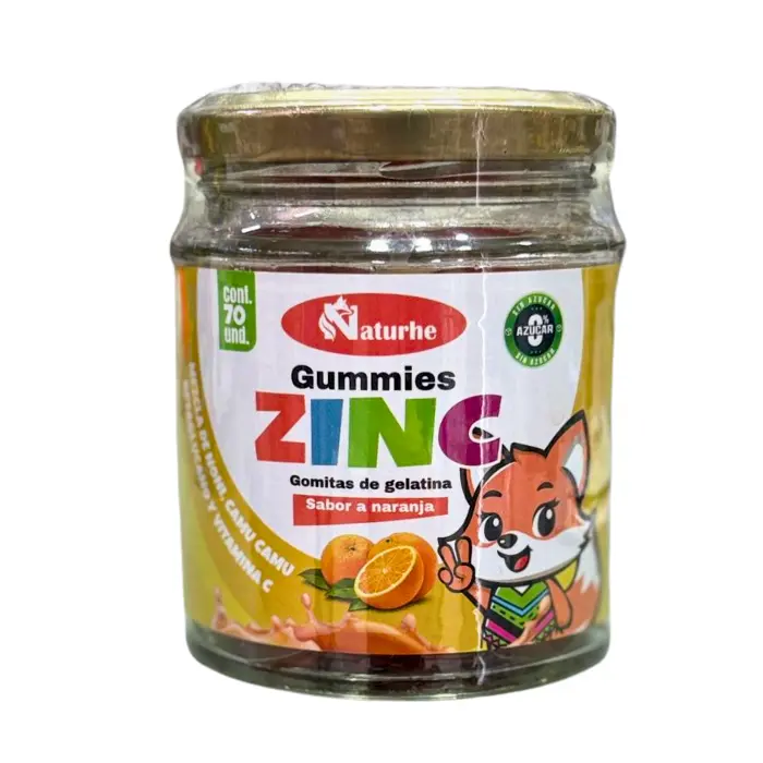 Gomitas De Zinc(niño) 70 Unid. Vinat Perú 