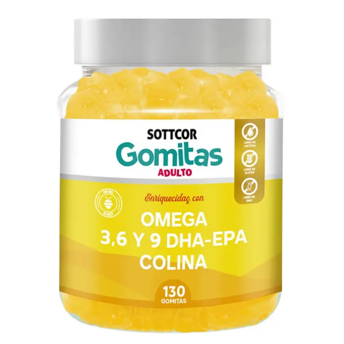Gomitas De Omega 3  130 unid Sottcor 