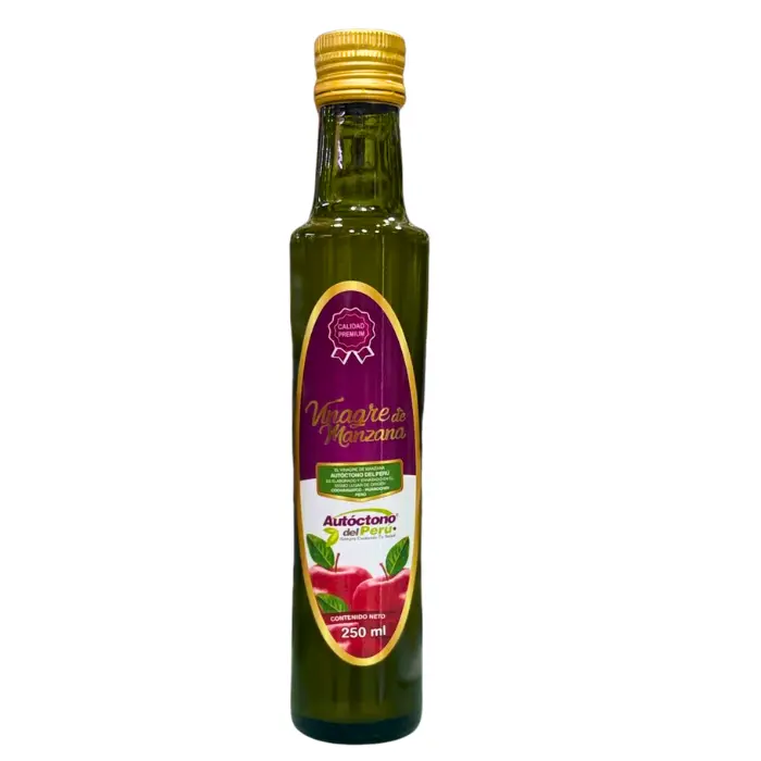 Vinagre de Manzana Premium 250ml Autóctono del Perú 