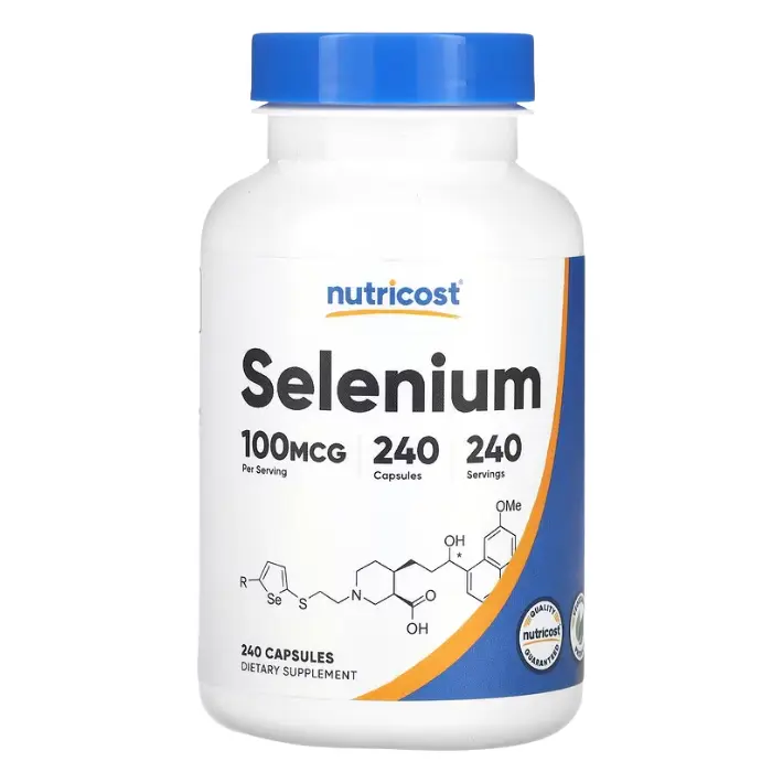 Selenium 200mcg 240 Capsulas Nutricost 
