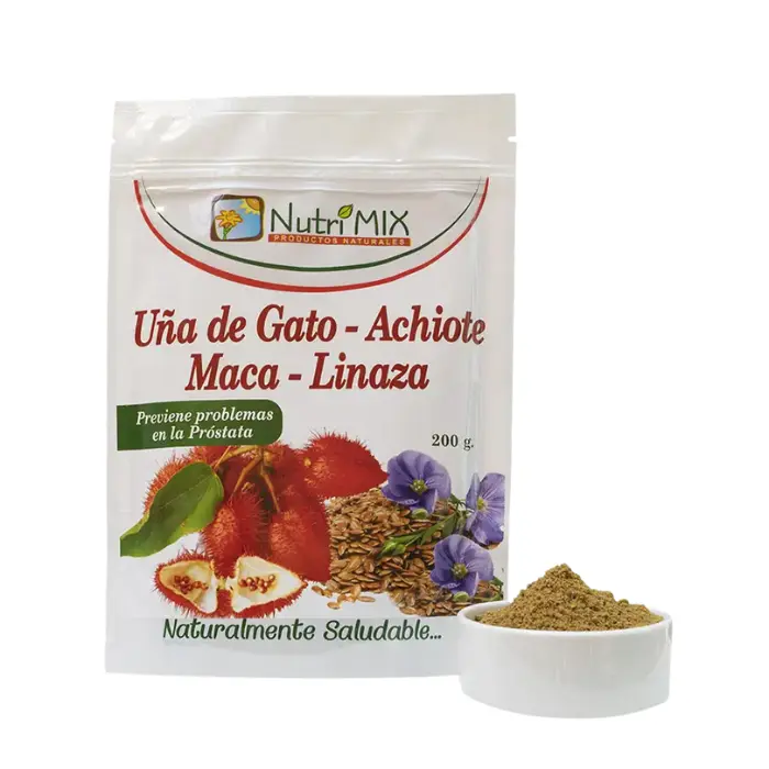 Maca - Uña de Gato - Linaza - Achiote 200g NutriMix 