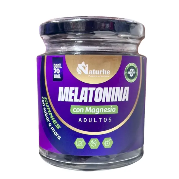 Gomitas de Melatonina con Magnesio (adulto) 70unid. Naturhe
