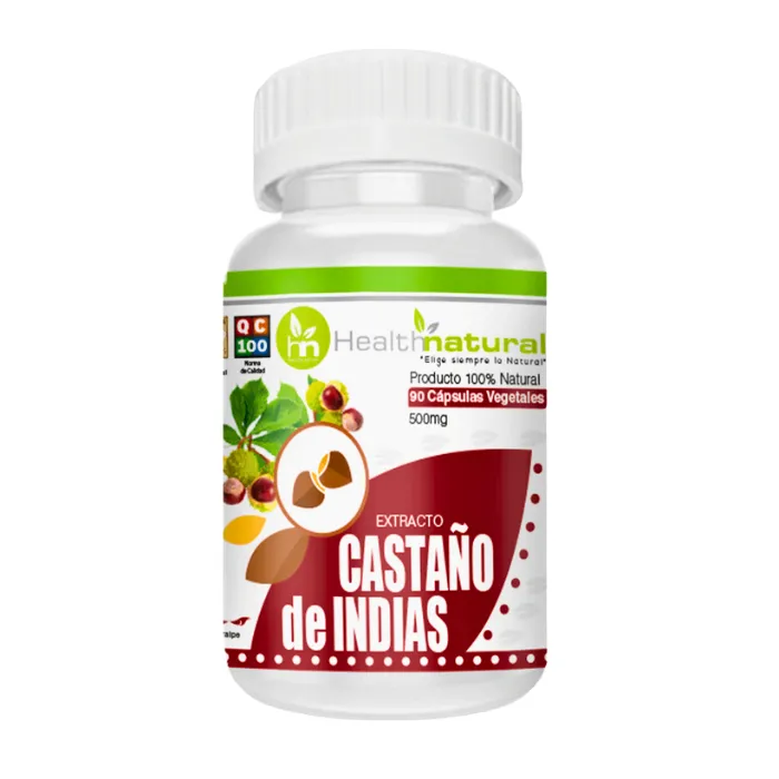 Castaño De Indias 500mg 90 Cápsulas Health Natural