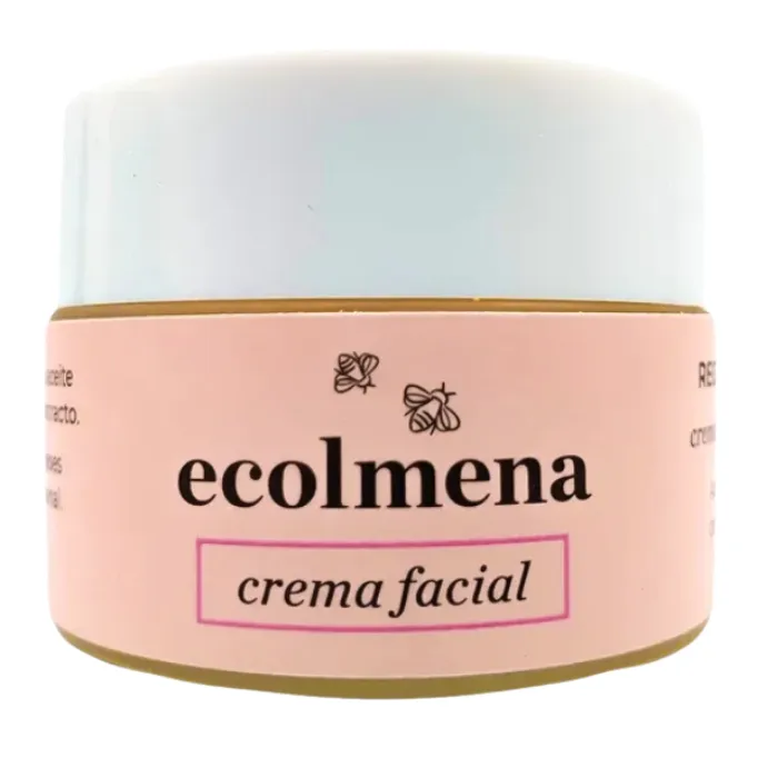 Crema facial de Jalea real y cera de abeja 20g ECOLMENA