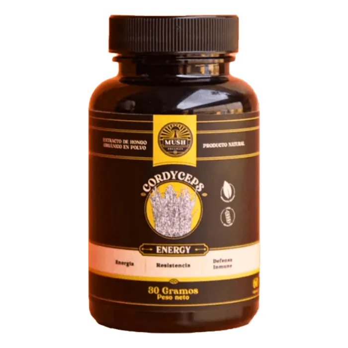 Cordyceps 60 cápsulas MUSH ORGANICS