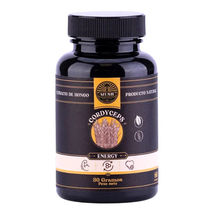 Cordyceps 60 cápsulas MUSH ORGANICS