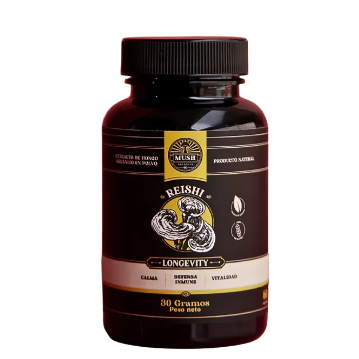 Reishi 60 cápsulas MUSH ORGANICS