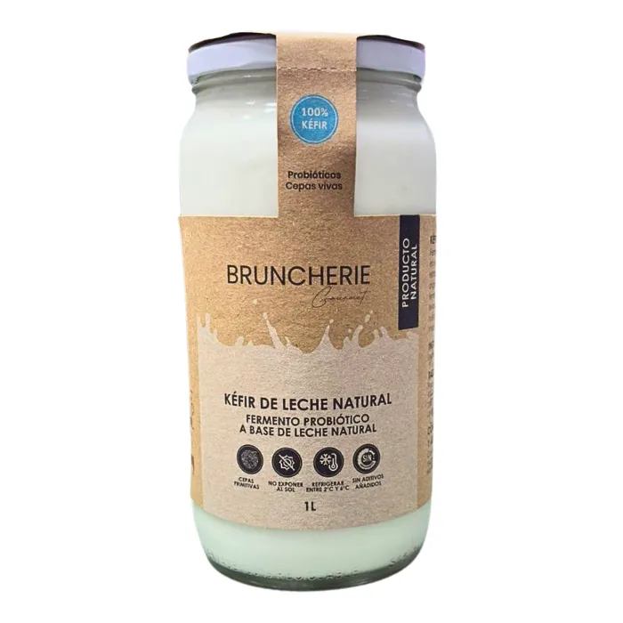 Kéfir de Leche Natural Bruncherie 1Lt.