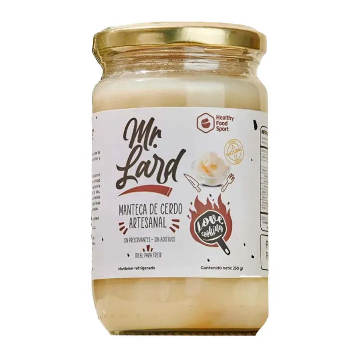 Manteca de Cerdo línea Virgen 250g FRASCO Mr.LARD