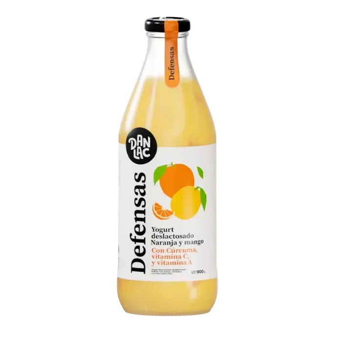 Yogurt DEFENSAS Mango, Naranja y Cúrcuma 900g DANLAC