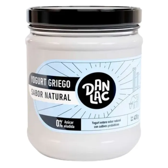 Yogurt GRIEGO DESCREMADO Natural 420g Danlac