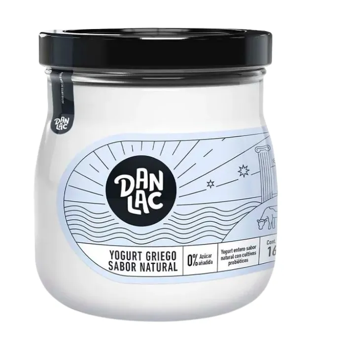 Yogurt Griego DESCREMADO Natural 160g Danlac