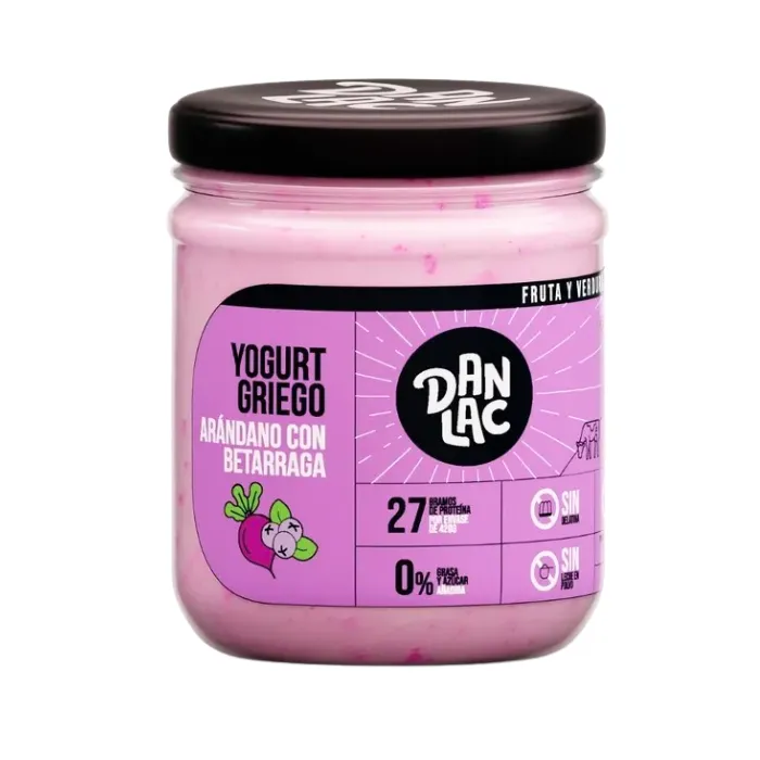 Yogurt Griego ARANDANO CON BETARRAGA 420g DANLAC