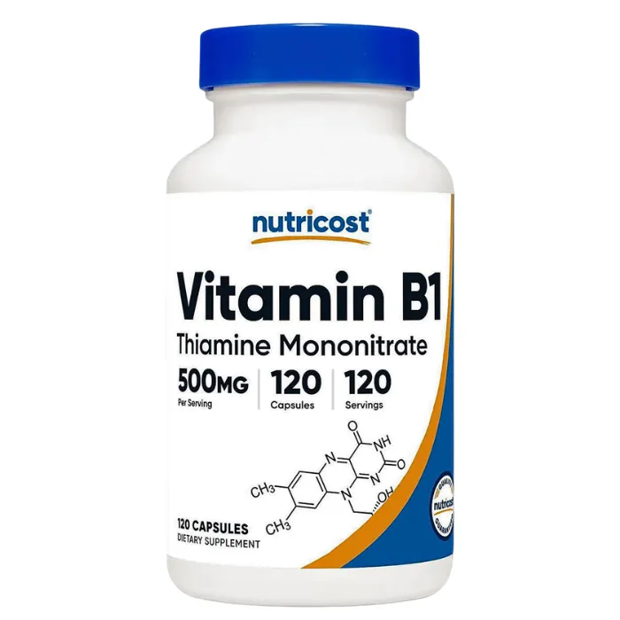 Vitamina B1 500MG 120 Capsulas Nutricost