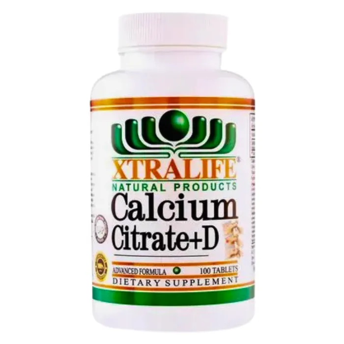 CALCIUM CITRATE +D 100 Tabletas XTRALIFE