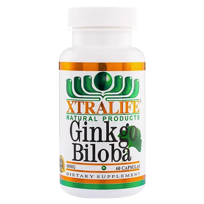 GINKGO BILOBA 60MG 60 Capsulas  XTRALIFE
