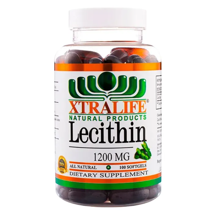 Lecithin (Lecitina de Soya) 1200mg 100cap.  XTRALIFE