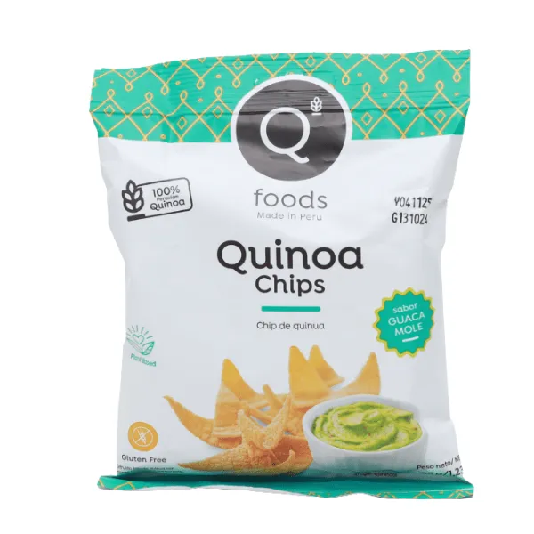 Chips de Quinua Guacamole 35g QFOODS