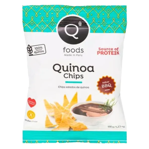Chips de quinua BBQ 100g QFOODS