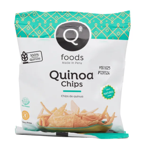 Chips de quinua Natural 35g QFOODS