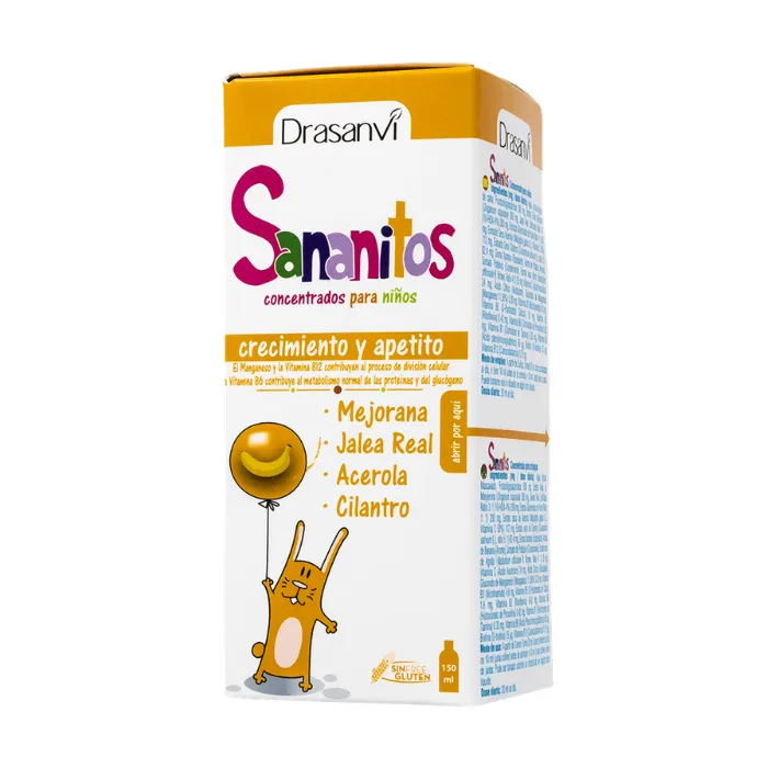 Sanitos, Crecimiento y Apetito Jarabe  150ml DRASANVI