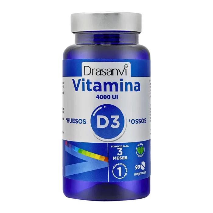 Vitamina D3 Adultos 4000  90 Comprimidos DRASANVI