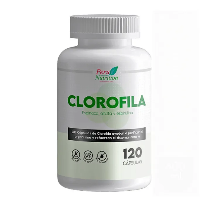 Clorofila 120 Cápsulas Perú Nutrition