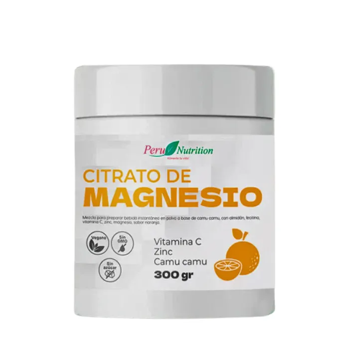 Citrato de Magnesio 300g PERU NUTRITION